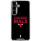 NBA Chicago Bulls Standard - Black Galaxy S26 Clear Case