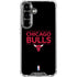 NBA Chicago Bulls Standard - Black Galaxy S26 Clear Case
