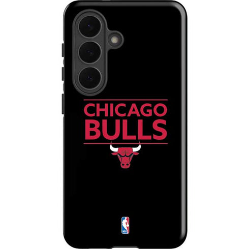 NBA Chicago Bulls Standard - Black Galaxy S26 Impact Case