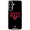 NBA Chicago Bulls Standard - Black Galaxy S26 Plus Clear Case