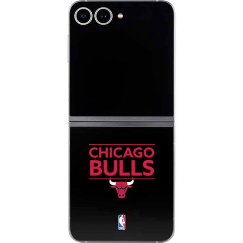 NBA Chicago Bulls Standard - Black Galaxy Z Flip6 Skin