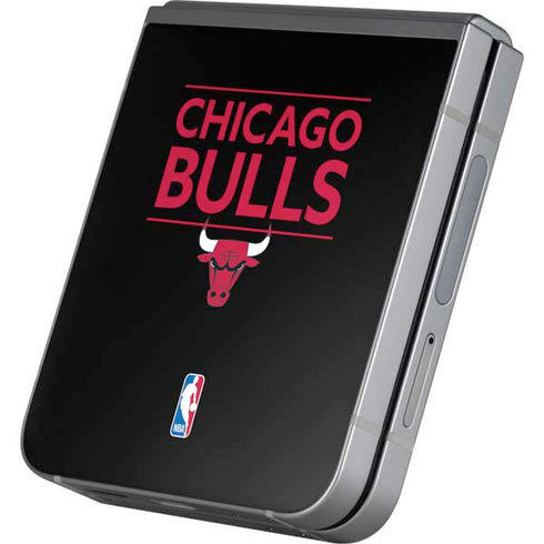 NBA Chicago Bulls Standard - Black Galaxy Z Flip6 Skin