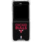 NBA Chicago Bulls Standard - Black Galaxy Z Flip6 Clear Case
