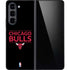 NBA Chicago Bulls Standard - Black Galaxy Z Fold5 5G Skin