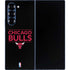 NBA Chicago Bulls Standard - Black Galaxy Z Fold6 Skin