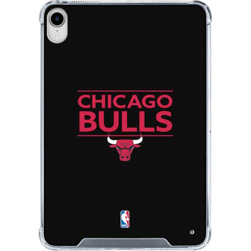 NBA Chicago Bulls Standard - Black iPad 11th Gen (2025) Clear Case