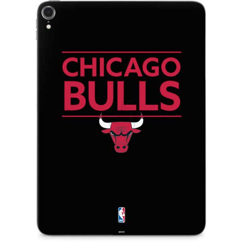 NBA Chicago Bulls Standard - Black Apple iPad Pro Skin