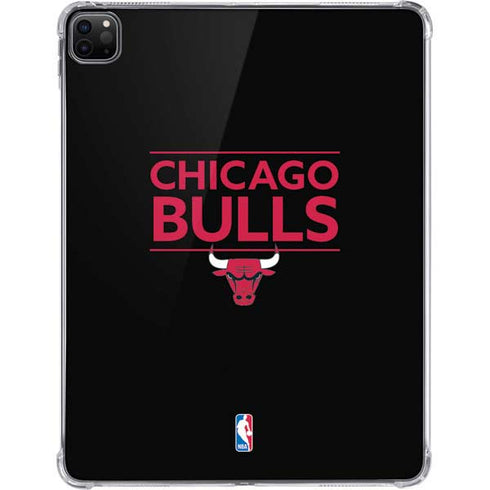 NBA Chicago Bulls Standard - Black iPad Pro 11in (2024) Clear Case