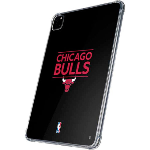 NBA Chicago Bulls Standard - Black iPad Pro 11in (2024) Clear Case