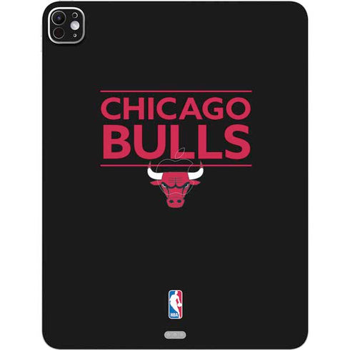 NBA Chicago Bulls Standard - Black iPad Pro 13in M4 (2024) Skin