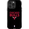 NBA Chicago Bulls Standard - Black iPhone 15 Pro Impact Case