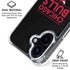 NBA Chicago Bulls Standard - Black iPhone 16 Clear Case