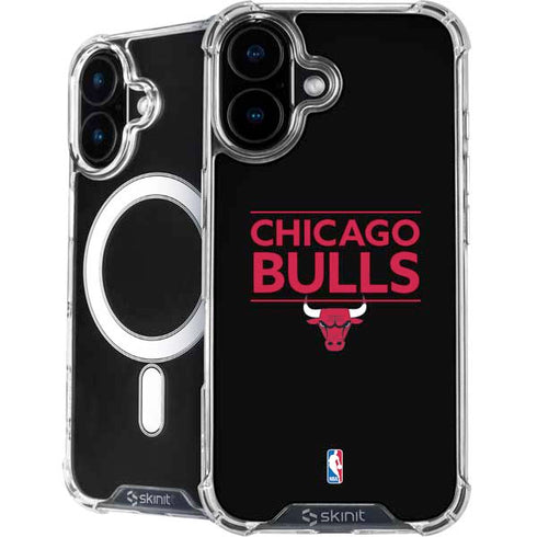 NBA Chicago Bulls Standard - Black iPhone 16 MagSafe Case