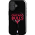 NBA Chicago Bulls Standard - Black iPhone 16 Magsafe Impact Case