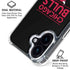 NBA Chicago Bulls Standard - Black iPhone 16 Plus Clear Case