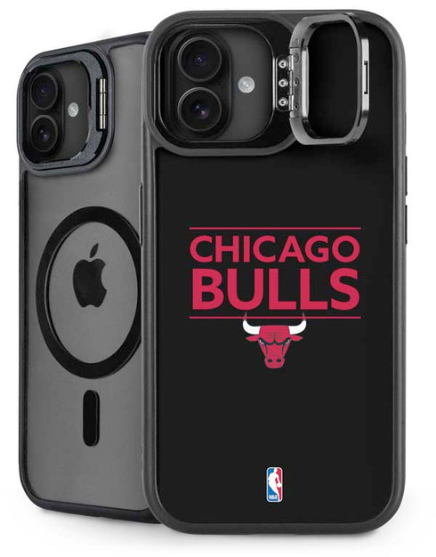 NBA Chicago Bulls Standard - Black iPhone 16 Plus Kickstand Case