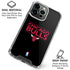 NBA Chicago Bulls Standard - Black iPhone 16 Pro Max Clear Case
