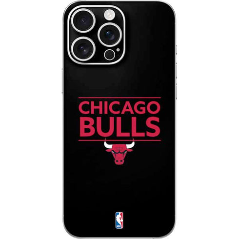 NBA Chicago Bulls Standard - Black iPhone 16 Pro Max Skin