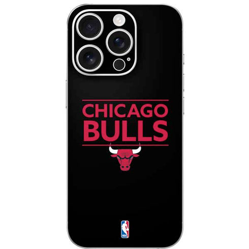NBA Chicago Bulls Standard - Black iPhone 16 Pro Skin
