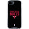 NBA Chicago Bulls Standard - Black iPhone 16e Clear Case
