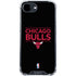 NBA Chicago Bulls Standard - Black iPhone 16e Clear Case