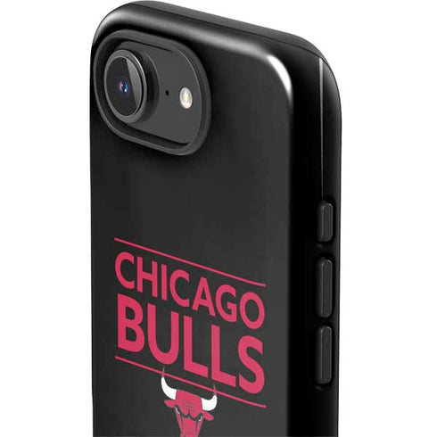 NBA Chicago Bulls Standard - Black iPhone 16e Impact Case