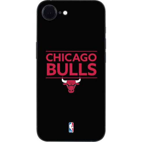 NBA Chicago Bulls Standard - Black iPhone 16e Skin