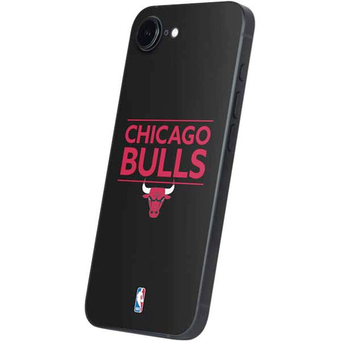 NBA Chicago Bulls Standard - Black iPhone 16e Skin