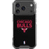 NBA Chicago Bulls Standard - Black iPhone 18 Pro Clear Case