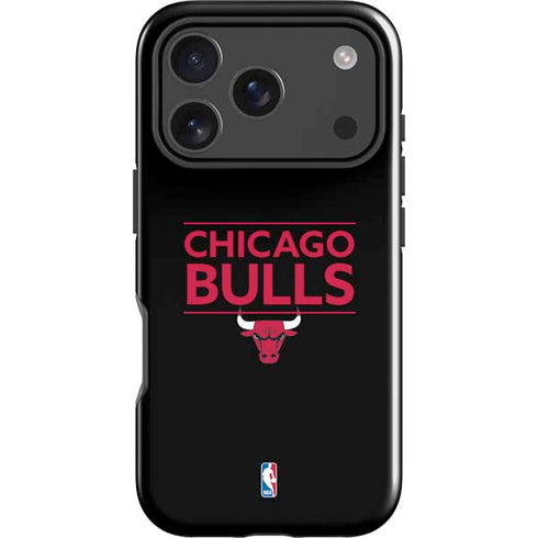 NBA Chicago Bulls Standard - Black iPhone 18 Pro Impact Case