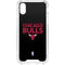 NBA Chicago Bulls Standard - Black iPhone XS Clear Case