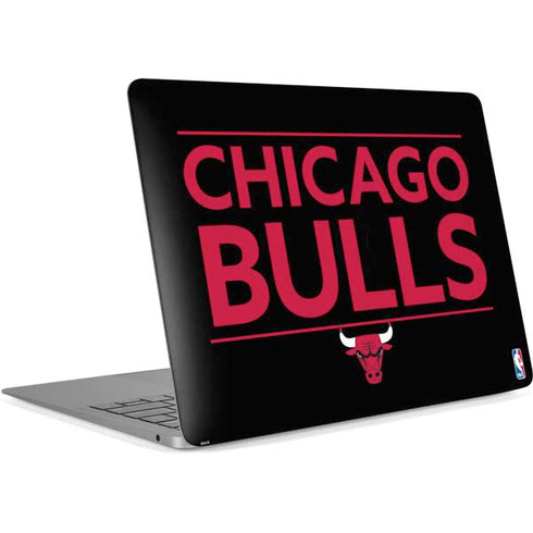 NBA Chicago Bulls Standard - Black Apple MacBook Air Skin