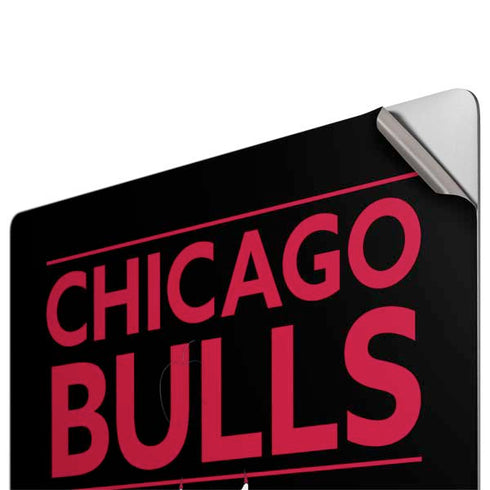 NBA Chicago Bulls Standard - Black Apple MacBook Pro 16-inch Skin