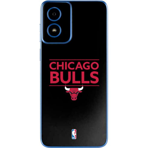 NBA Chicago Bulls Standard - Black Moto G Play 4G (2024) Skin