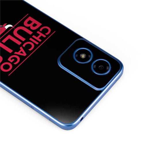 NBA Chicago Bulls Standard - Black Moto G Play 4G (2024) Skin