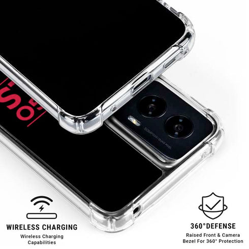 NBA Chicago Bulls Standard - Black Moto G Power 5G (2024) Clear Case