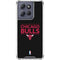 NBA Chicago Bulls Standard - Black Moto G Stylus 5G (2025) Clear Case
