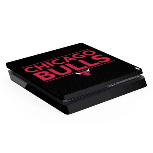 NBA Chicago Bulls Standard - Black PS4 Slim Skin