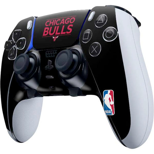 NBA Chicago Bulls Standard - Black PS5 DualSense Edge Pro Controller Skin
