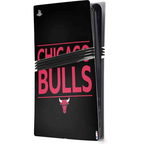 NBA Chicago Bulls Standard - Black PlayStation PS5 Skins