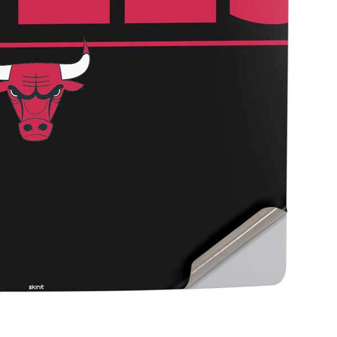 NBA Chicago Bulls Standard - Black PS5 Pro Disk Console Skin