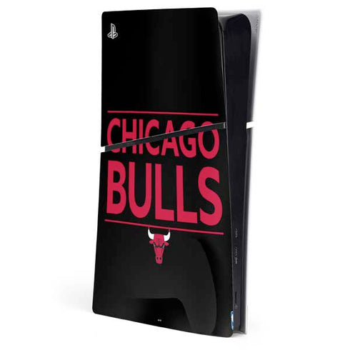 NBA Chicago Bulls Standard - Black PlayStation PS5 Skins