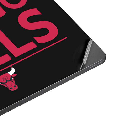 NBA Chicago Bulls Standard - Black Surface Laptop 7 15in Skin