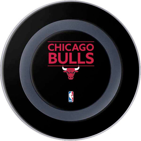 NBA Chicago Bulls Standard - Black Wireless Charger Skin