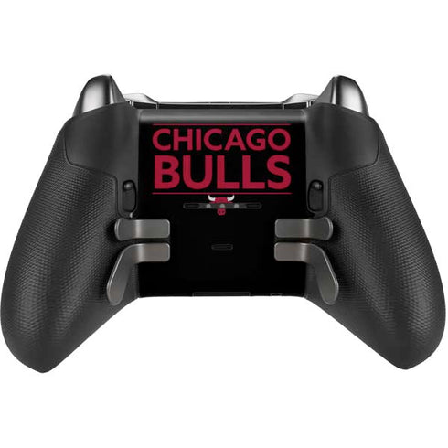 NBA Chicago Bulls Standard - Black Xbox Elite Wireless Controller Series 2 Skin