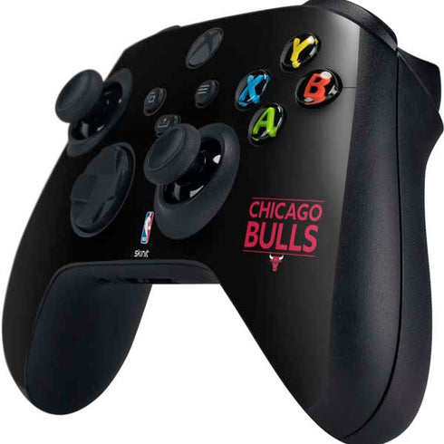 NBA Chicago Bulls Standard - Black Xbox Series X Controller Skin