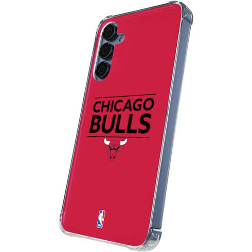 NBA Chicago Bulls Standard - Red Galaxy A55 5G Clear Case