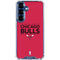 NBA Chicago Bulls Standard - Red Galaxy S25 Clear Case