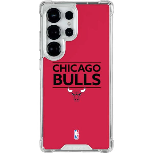 NBA Chicago Bulls Standard - Red Galaxy S25 Ultra Clear Case