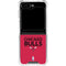 NBA Chicago Bulls Standard - Red Galaxy Z Flip6 Clear Case